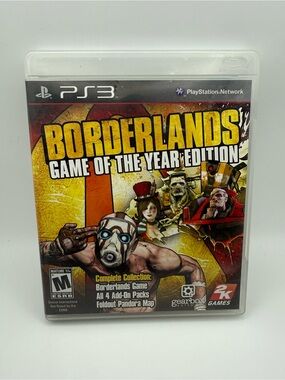 Borderlands: Game of the Year Edition - For PS3 Complete CIB